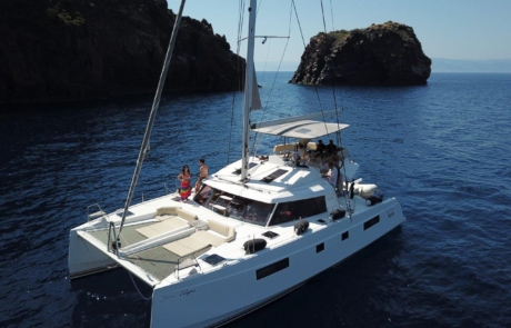 catamarano luxury eolie
